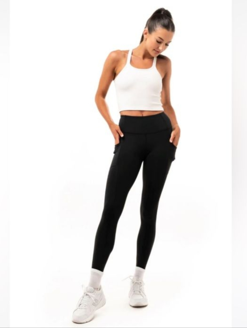 IVL Collective Black Pocket Leggings - Women's Size 4